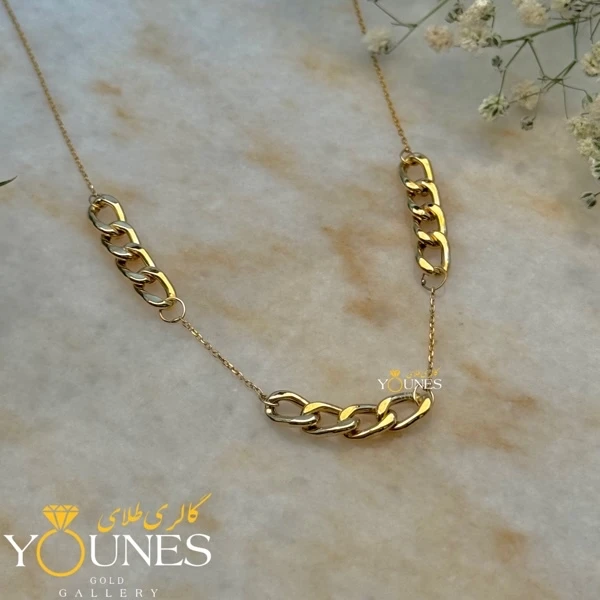 گردنبند  سه تیکه کارتیر طلا